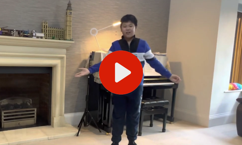 Carey Tan (age 9) sings orginal song "That's Music!" 