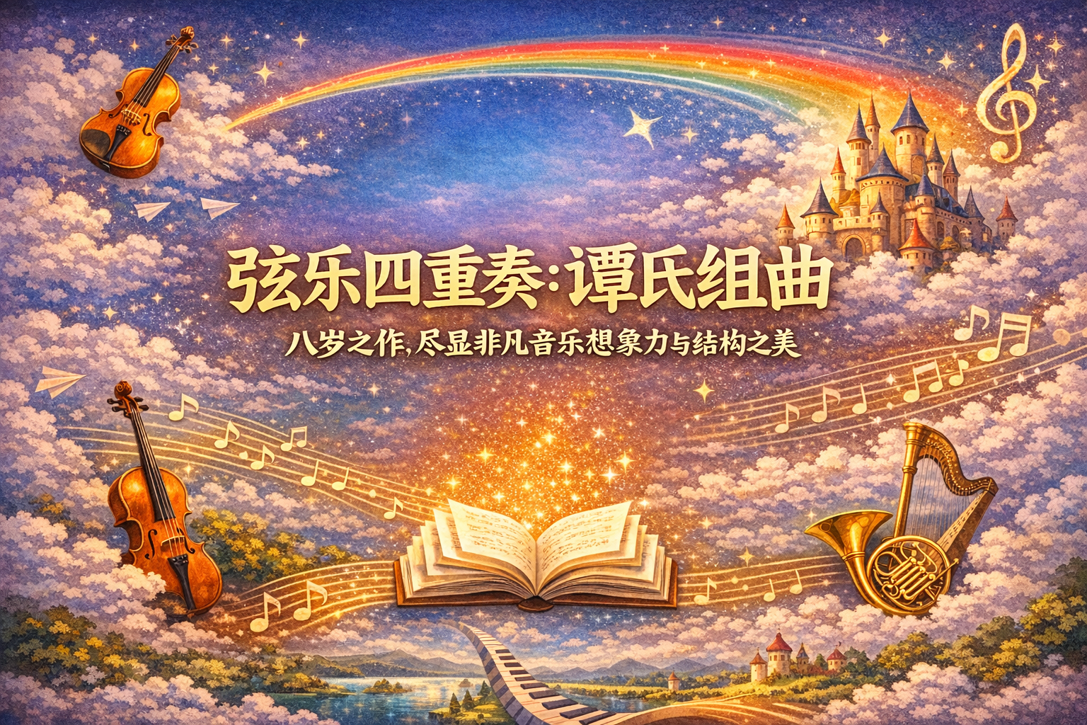 音频：弦乐四重奏《谭氏组曲》第二乐章
