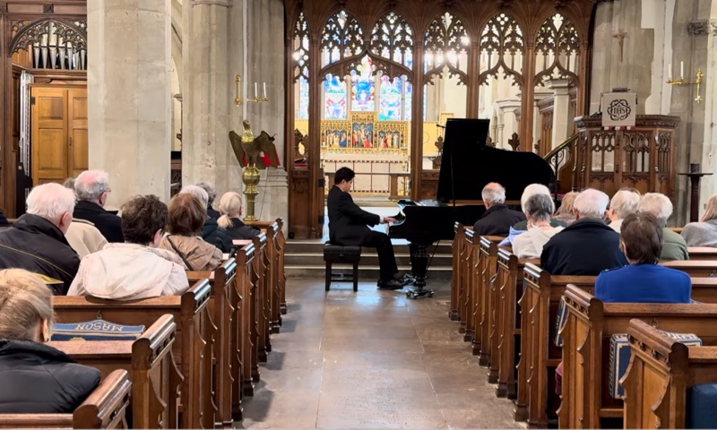 Kevin Tan (age 16) Plays Beethoven Sonata No. 17 The Tempest | Aldenham Church, London